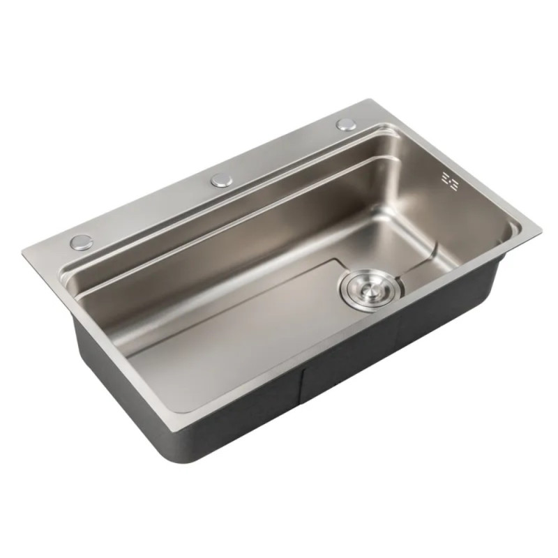 Мойка из нержавеющей стали Mixxus MS6846-Set-01 Micro Decor SS Color (3.0/0.8) комплект (нерж.) (MI8389)