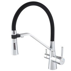 Смеситель для кухни Mixxus Premium Magnet 021 REFL.BLACK (MI6973)