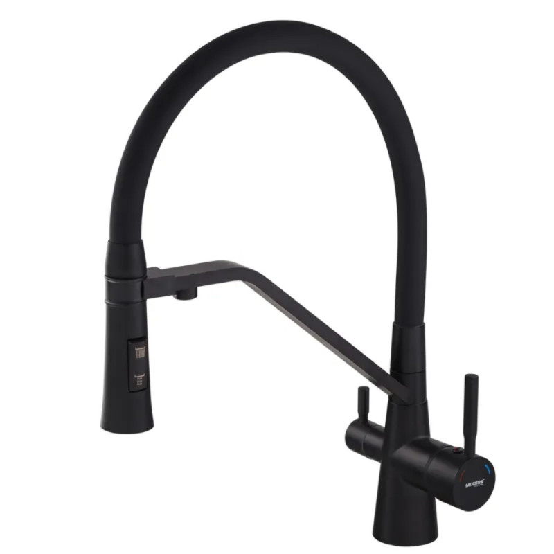 Змішувач для кухні Mixxus Premium Magnet 021 BLACK REFL.BLACK (MI6974)