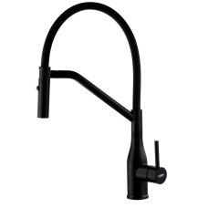Смеситель для кухни Koer KI-70026-05 с черным силиконовым изливом (KR5210)