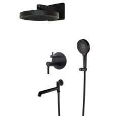 Встраиваемая душевая система Koer KB-66029-05 3 функции Цвет черный (KR5492)