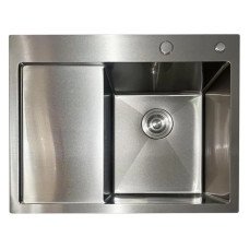 Мойка из нержавеющей стали Mixxus MH6350R Nano-Silver (3.0/0.8) цвет нержавейка (MI7046)