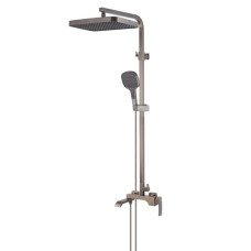 Душевая колонна со смесителем Koer KB-56037-07 3 функции (Цвет графит) (KR6002)