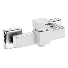 Змішувач для душової кабіни Mixxus Premium DANTE 003 White-Chrome (MI6793)