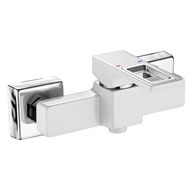 Смеситель для душевой кабины Mixxus Premium DANTE 003 White-Chrome (MI6793)