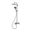 Душевая колонна со смесителем Koer KB-56029-07 3 функции, цвет графит (KR5497)