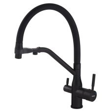 Смеситель для кухни MixxusPremium Gravity 021 BLACK REFL.BLACK (MI6978)