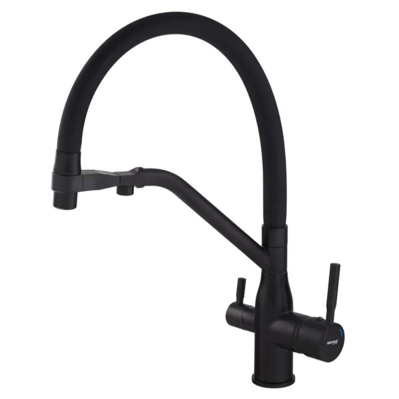 Змішувач для кухні MixxusPremium Gravity 021 BLACK REFL.BLACK (MI6978)