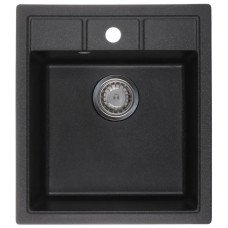 Мийка кухонна Zerix ZS-4651S-03 Чорна (ZX4564)