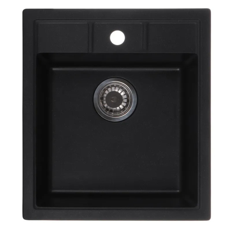 Мойка кухонная Zerix ZS-4651S-14 Черный металлик (ZX4570)