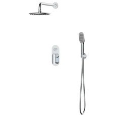 Встраиваемая душевая система Koer KB-62028-01 2 функции (Цвет хром) (KR6008)
