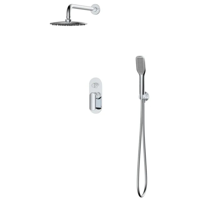 Вбудована душова система Koer KB-62028-01 2 функції (Колір хром) (KR6008)