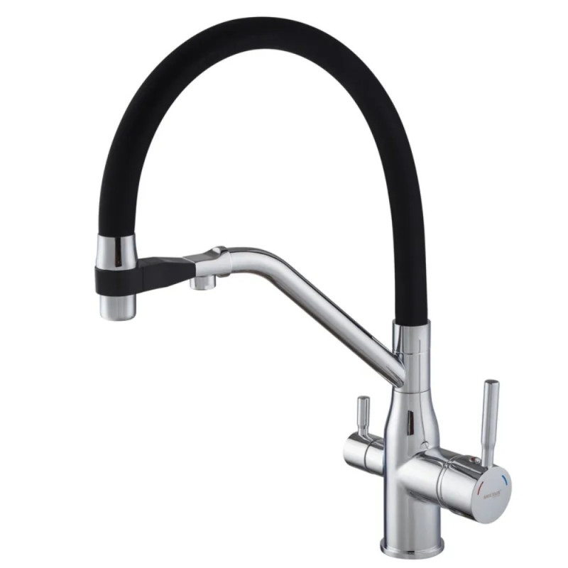 Змішувач для кухні MixxusPremium Gravity 021 REFL.BLACK (MI6977)