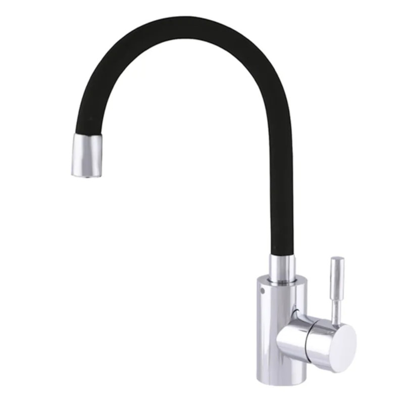 Смеситель для кухни с силиконовым изливом Champion SUS-011 Refl (CH0293)