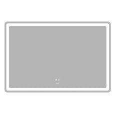Зеркало Zerix Mirra MR05-120x80 с LED Touch, Anti-fog, димером, регулятором яркости (ZX6061)