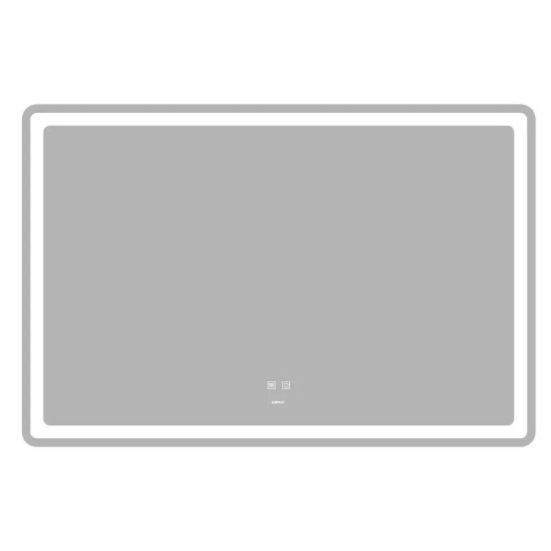 Дзеркало Zerix Mirra MR05-120x80 з LED Touch, Anti-fog, димером, регулятором яскравості (ZX6061)