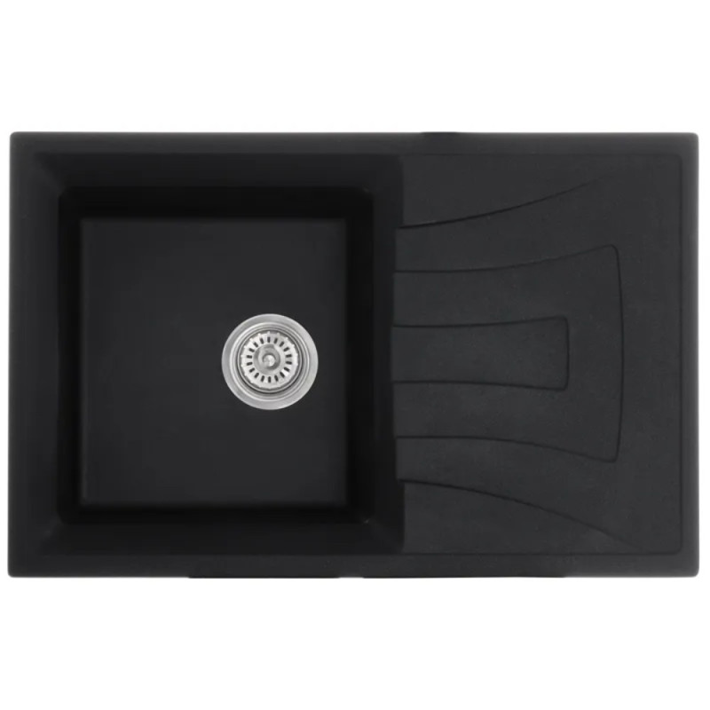 Мойка кухонная Haiba HB8104-G226 Black 780x500x200 (HB0987)