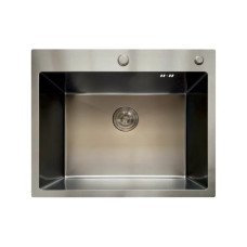 Мойка Mixxus MH6050 Micro Decor Graphite (3.0/0.8) из нерж. стали (цвет графит) (MI8221)