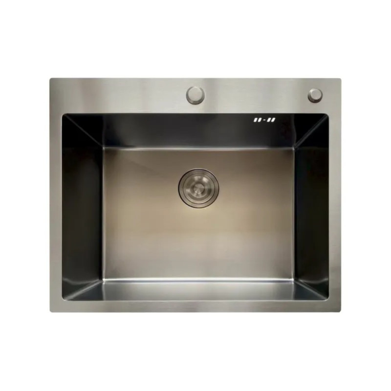 Мойка Mixxus MH6050 Micro Decor Graphite (3.0/0.8) из нерж. стали (цвет графит) (MI8221)