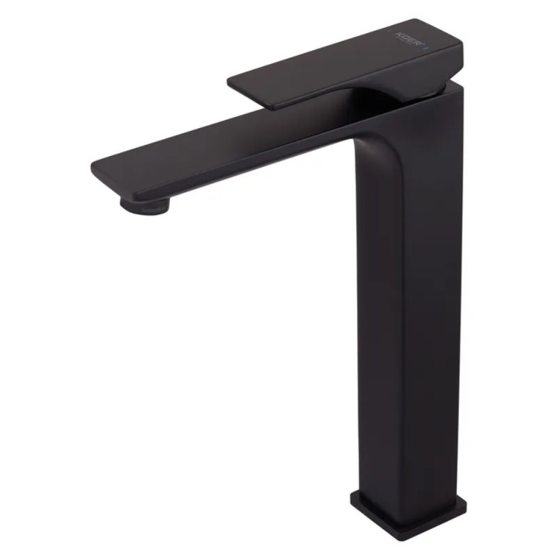 Смеситель для умывальника Koer KB-11010-05 высокий (Цвет черный) (KR3483)