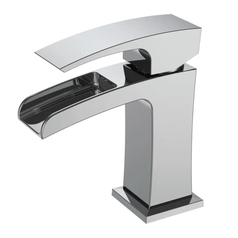 Смеситель для умывальника Koer KB-14007-01 водопад (Цвет хром) (KR3446)