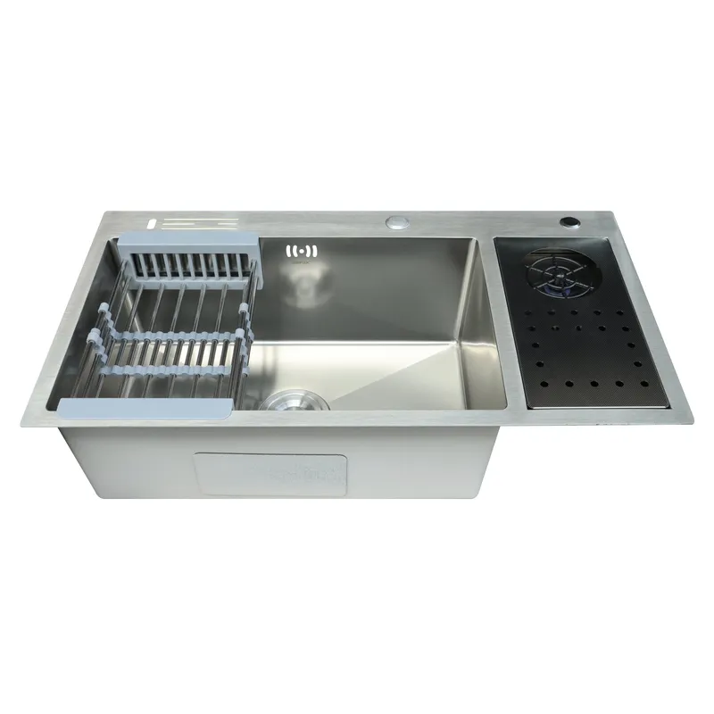 Мойка Zerix ZH8245-SET-08 Micro Decor SS Color из нержавеющей стали (цвет нерж.) (ZM5593)