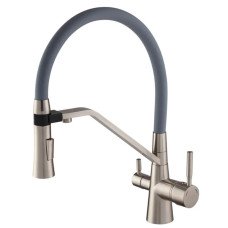 Смеситель для кухни Mixxus Premium Magnet 021 SS COLOR REFL.GREY (MI6976)