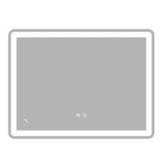 Дзеркало Zerix Mirra MR05-80x60-REVERSE з LED Touch, Anti-fog, димером, регулятором яскравості (ZX6056)