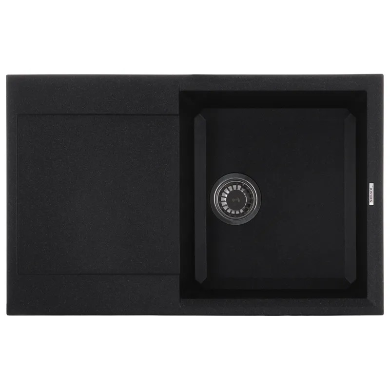 Мийка кухонна Zerix ZS-7950S-13 Графитная (ZX4585)