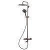 Душевая колонна с термостатическим смесителем Koer KB-57029-07 3 функции, цвет графит (KR5498)