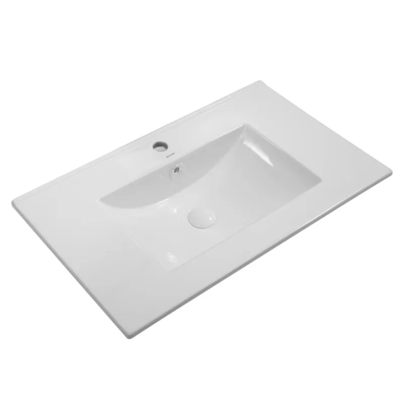 Раковина мебельная Mixxus Premium CUBIC-1503 810х460х170mm с отверстием под смеситель и переливом (MP6497)