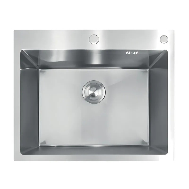 Мийка з нержавіючої сталі MIXXUS MH6050 DECOR SS COLOR (MH6050 DECOR NANO-SILVER) (3.0/0.8) колір нержавійка (MI7043)