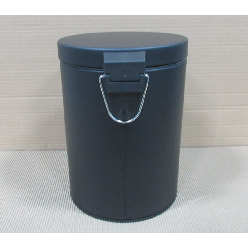 Відро для сміття кругле Zerix Solo-TC0105 Black 5 л колір чорний (ZX5898)