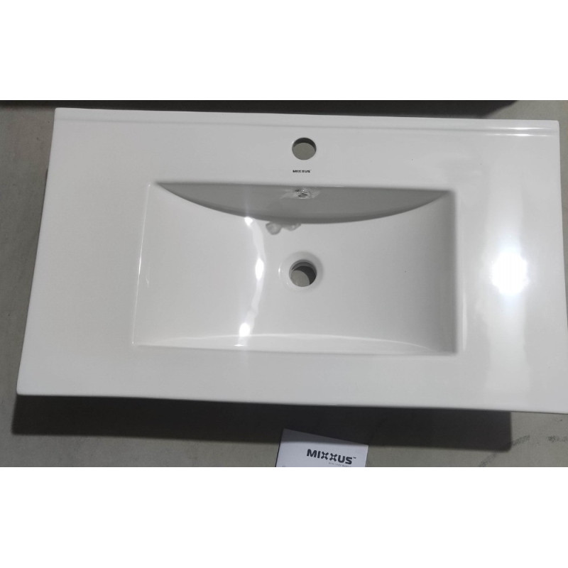 Раковина меблева Mixxus Premium CUBIC-1503 810х460х170mm з отвором під змішувач та переливом (MP6497)