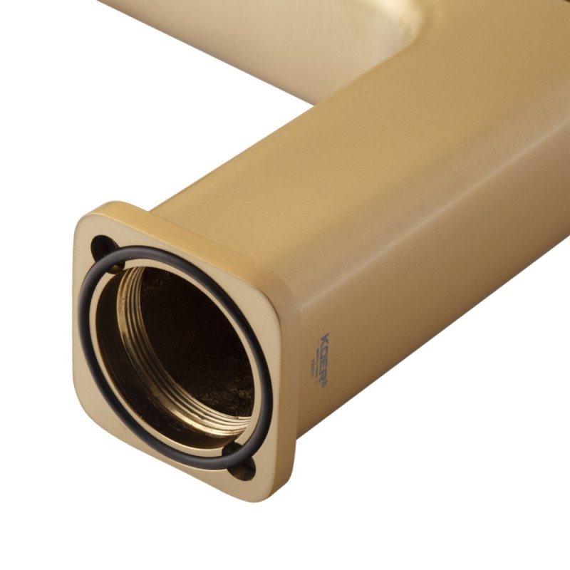 Змішувач для умивальника Koer KB-10031-12 (Колір матове золото) (KR5973)