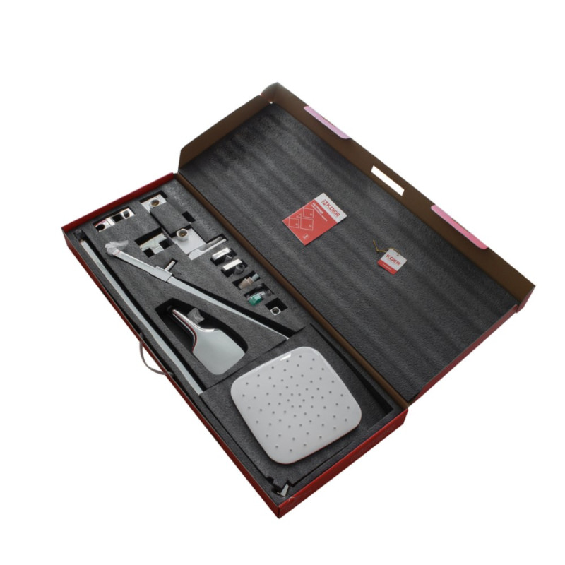 Душова колона зі змішувачем Koer KB-56009-04 3 функціі (Колір хром+білий) (KR5987)