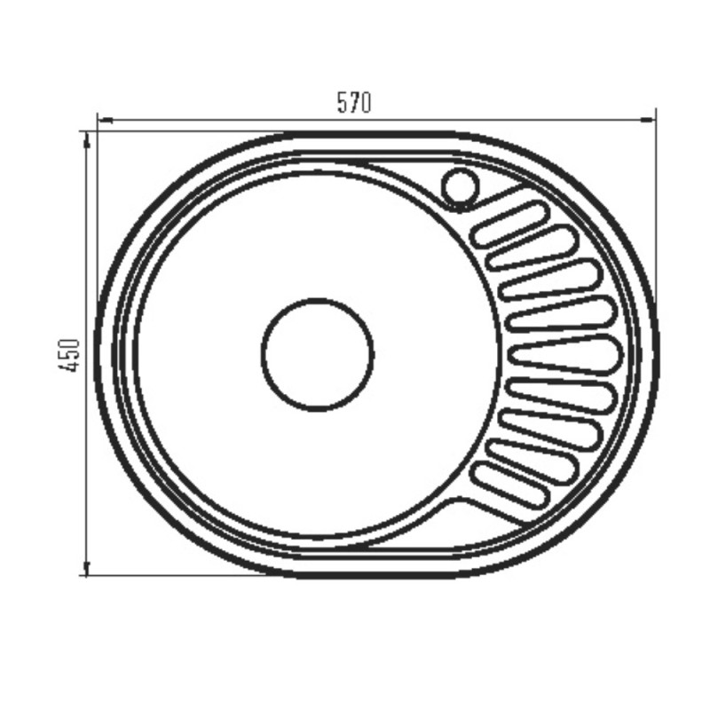 Мойка Zerix Z5745-08-180MD (micro decor) (ZM0615)