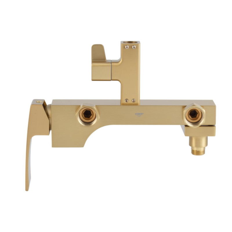 Душова колона зі змішувачем Koer KB-56037-12 3 функції (Колір матове золото) (KR6003)