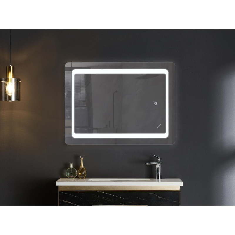 Дзеркало Mixxus TWEE MR09-80x60-Reverse з Led Touch, Anti-fog, димером, регулятором яскравості (MI6660)