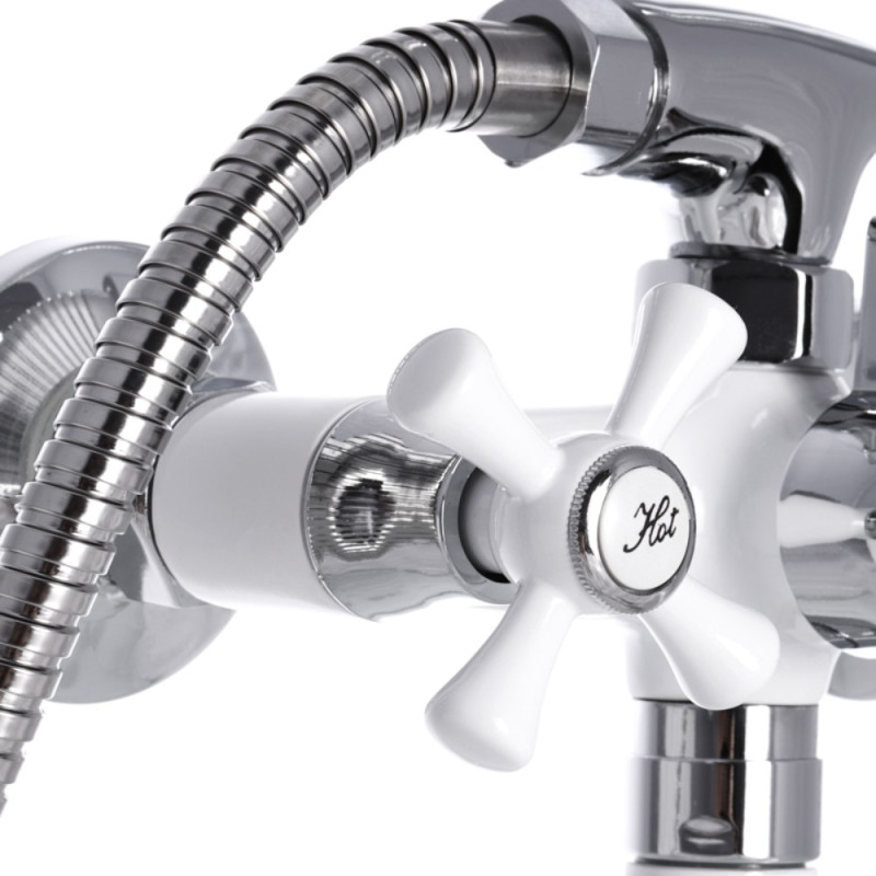 Смеситель для ванны Mixxus Omega 140 White (MI2768)