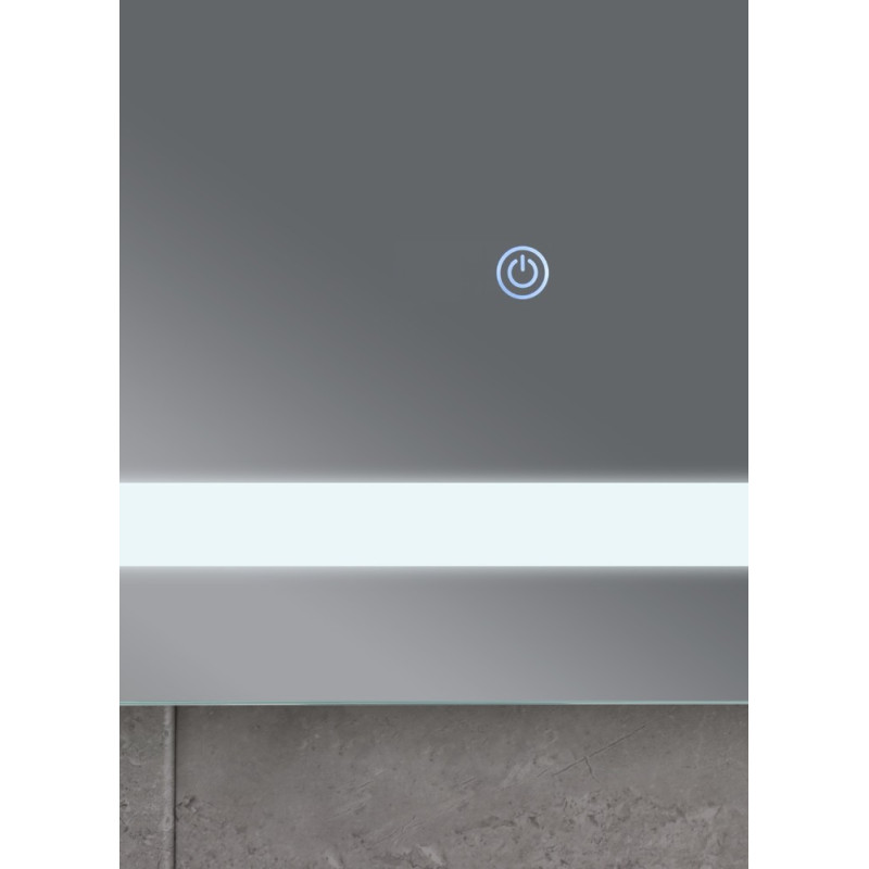 Дзеркало Mixxus TWEE MR09-80x60-Reverse з Led Touch, Anti-fog, димером, регулятором яскравості (MI6660)