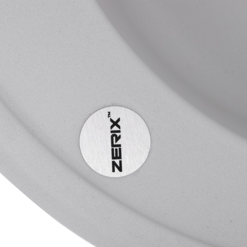 Мойка кухонная Zerix ZS-510R-01 Белая (ZX4531)