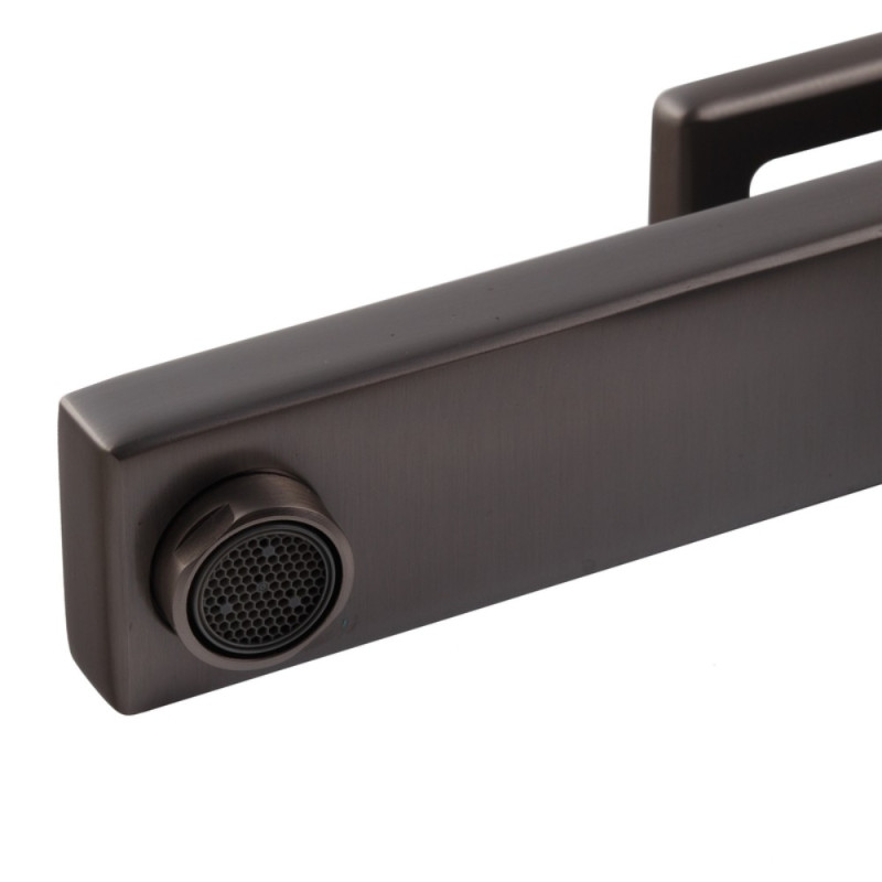 Смеситель для умывальника высокий Koer KB-11009-07 (Цвет графит) (KR5978)