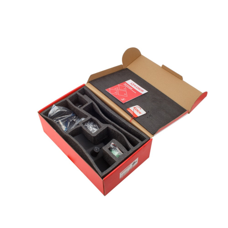 Смеситель для ванны с длинным изливом Koer KB-42007-05 (Цвет черный) (KR3457)