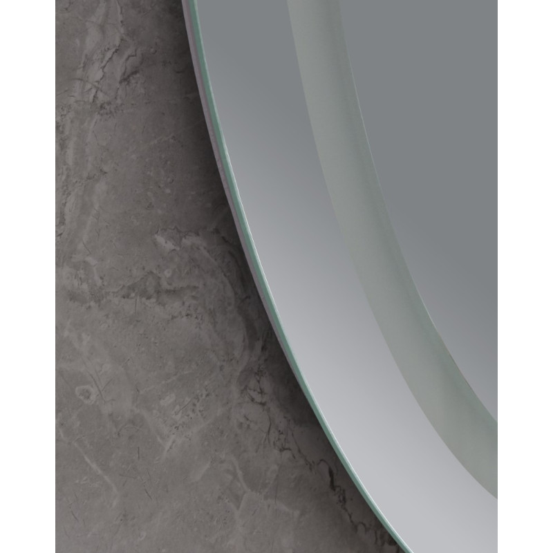 Зеркало Mixxus PLAIN MV02-50x70 с Led Touch, Anti-fog, димером, регулятором яркости, часами (MI6010)