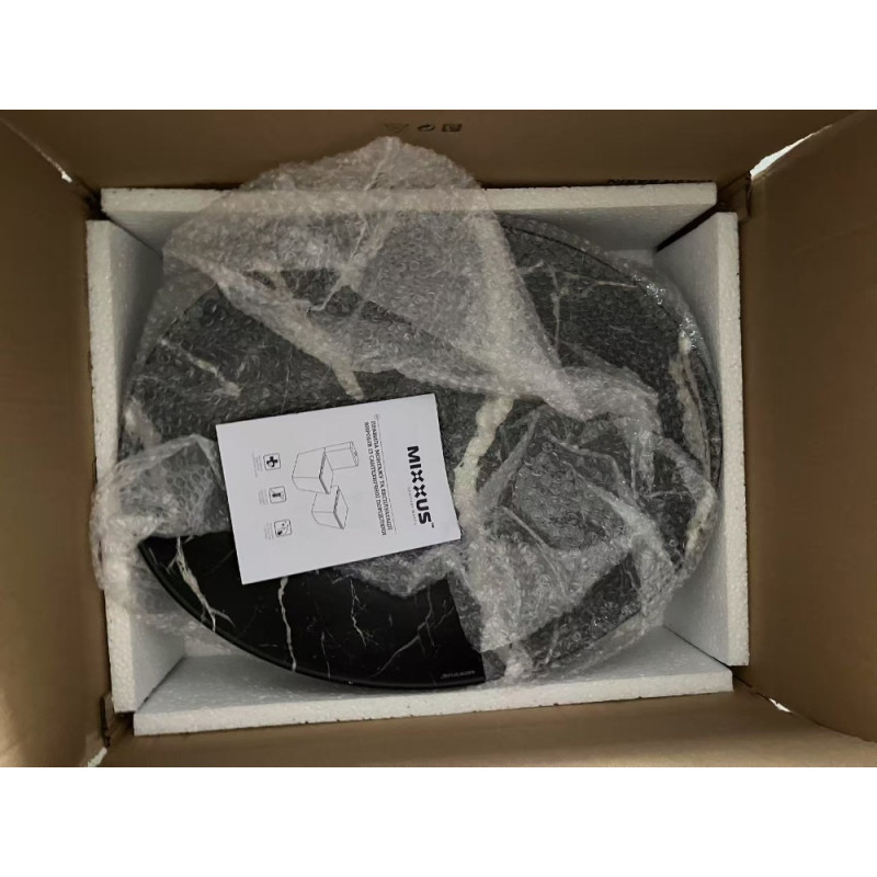 Раковина накладная Mixxus Premium ELLIPSE-0102 MARBLE 515х400х130mm (MP6552)