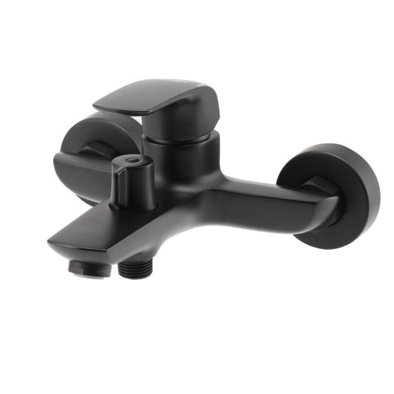 Смеситель для ванны с коротким изливом Koer KB-40008-05 (Цвет черный) (KR3473)