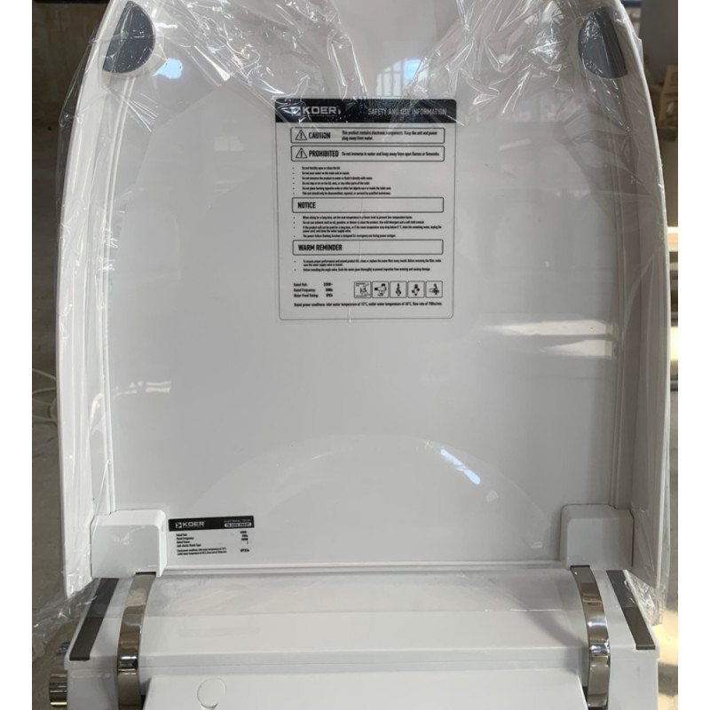 Унітаз-біде підлоговий з електронним управлінням Koer TB-0202 Smart 680x405x455mm із вбудованим бачком (KR6072)