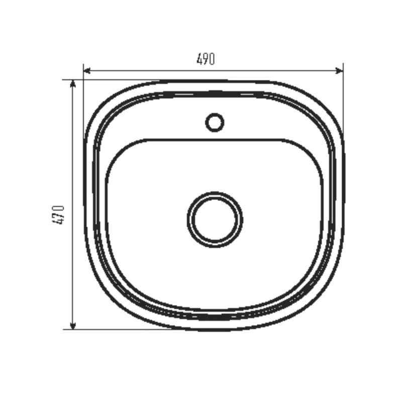 Мойка кухонная Zerix Z4947-08-180MD (micro decor) (ZS0569)