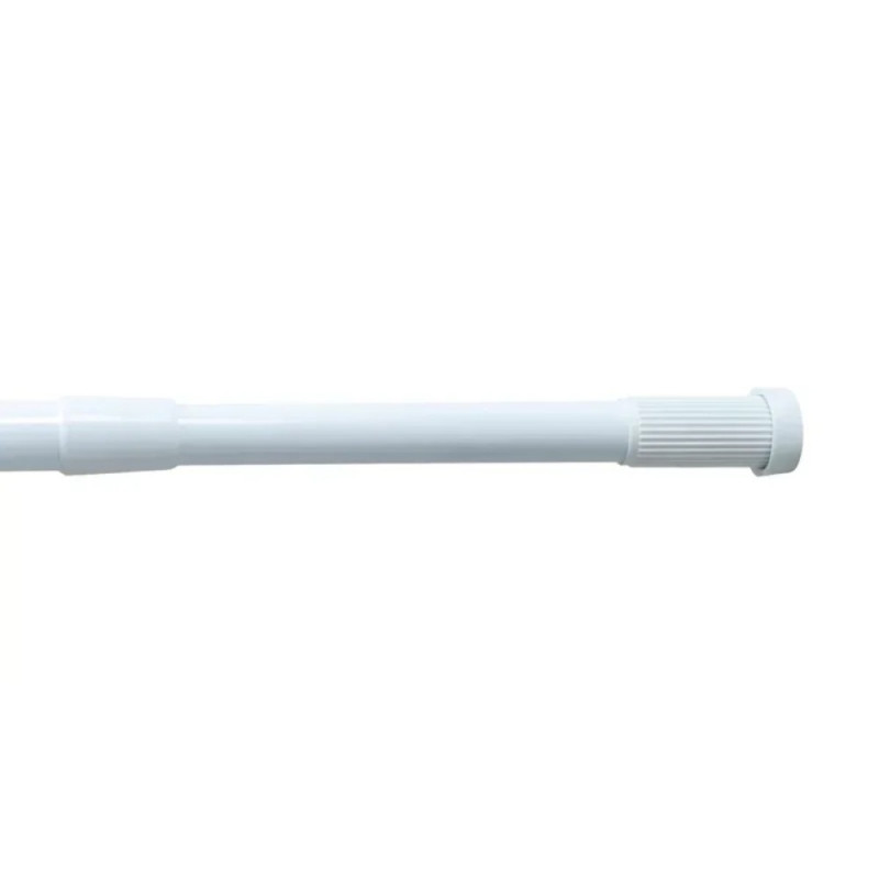 Штанга для шторки телескопічна пряма Zerix CRA-110x200 110cm-200cm (алюміній) (пакет) (ZX4998)